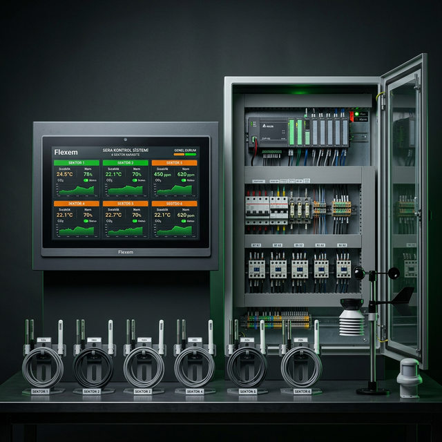 5 Sektörlü İklim Kontrol Sistemi